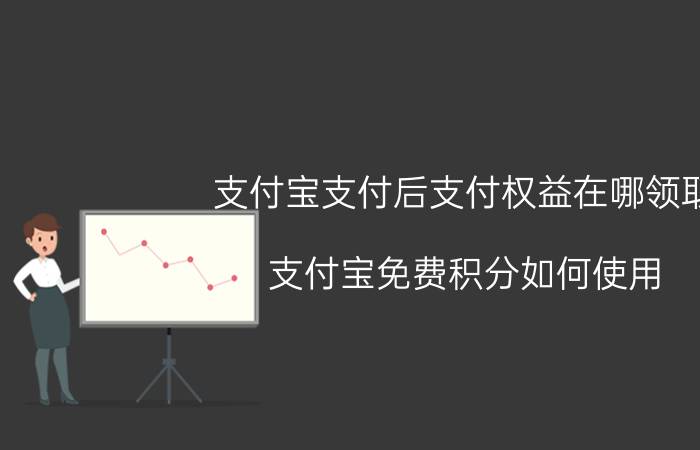 支付宝支付后支付权益在哪领取 支付宝免费积分如何使用？